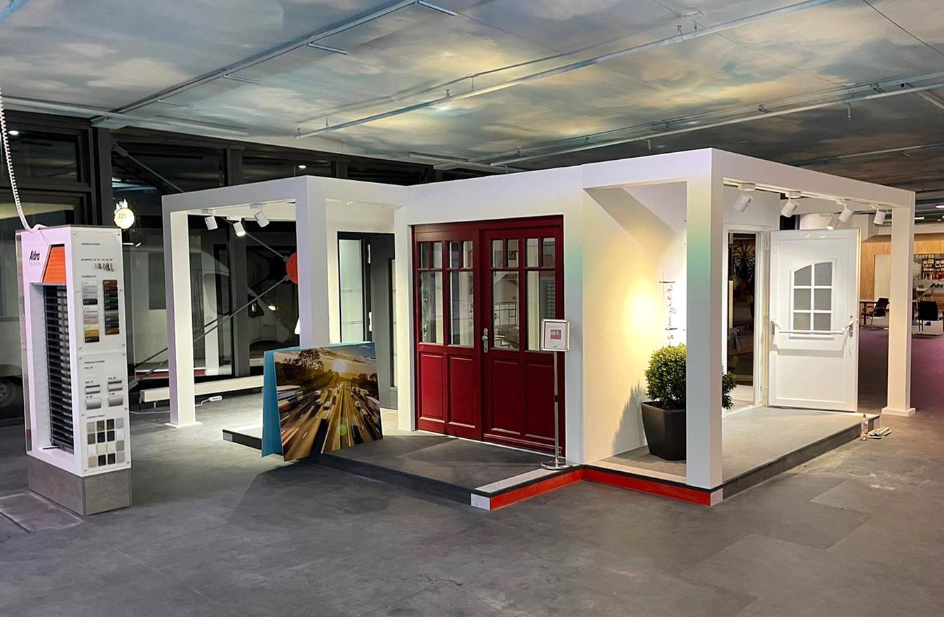 ALDRA Fenster und Türen GmbH Neugestaltung Showroom